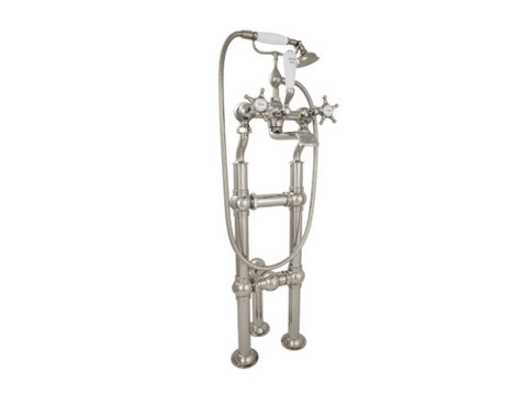 Small Tap Stand With Hurlingham Mixer Bath Taps