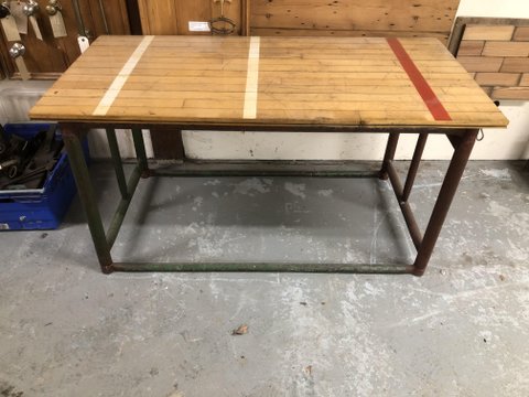 Retro one off industrial style table