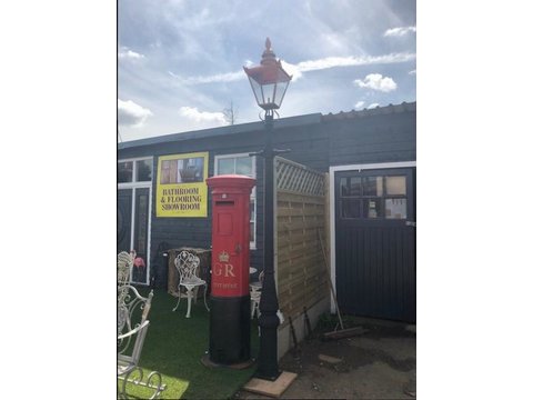 NOW SOLD Beautiful Lamp Posts with copper Lantern