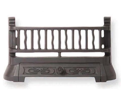 20.5'' Art Nouveau Style Cast Iron Fire Bars