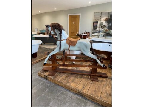 SOLD - Just Galloped into our premises, this wonderful antique rocking horse