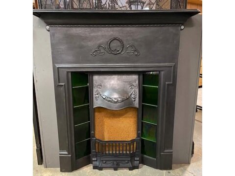 Elegant original cast iron fireplace FP1902