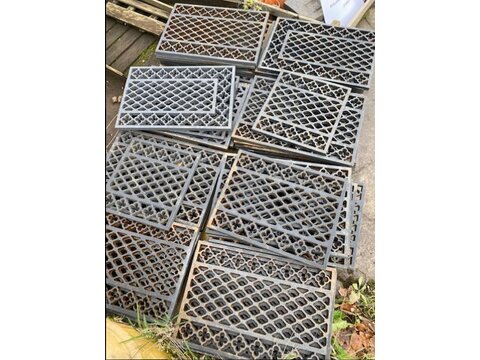 Reclaimed cast iron floor grates prices from £10 each