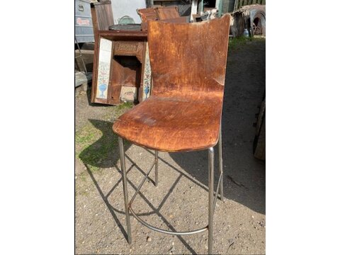 Lots of reclaimed bar stool chairs available