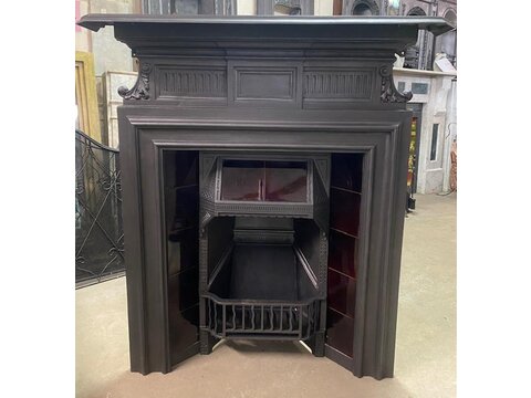 NOW SOLD ORIGINAL PERIOD COMBINATION FIREPLACE FP1810