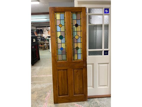 Beautiful original stained glass internal door Now Sold sgd1001