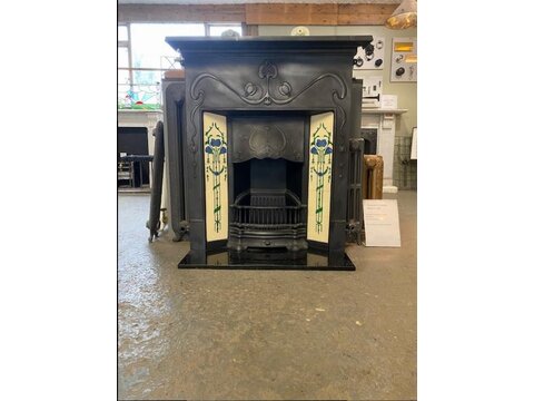 A reclaimed Art Nouveau fireplaceFP3011