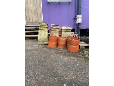 A lovely selection of reclaimed chimney pots
