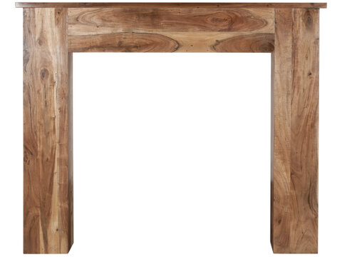 New England Wooden Fireplace Surround