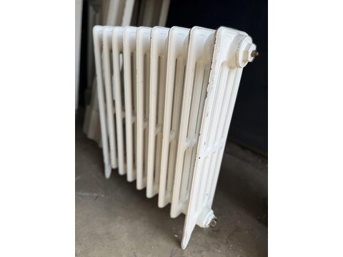 Tall Reclaimed Polished Cast Iron Radiator &ndash; 45 &times; 77 cm  PRICE RD1426
