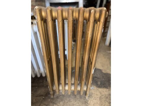 Tall Reclaimed Bronze Cast Iron Radiator &ndash; 45 &times; 78 cm RD1526
