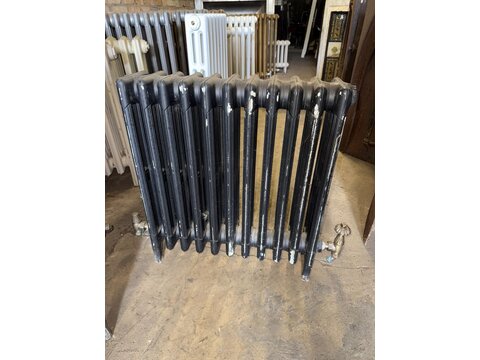 Reclaimed Black Cast Iron Radiator &ndash; 60 &times; 60 cm RD2126